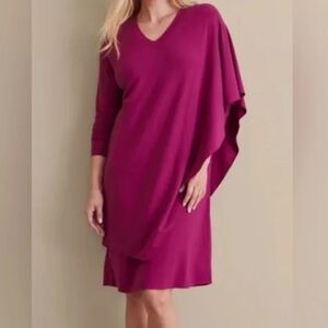 Long sleeve Dress in Dark Fuchsia size medium